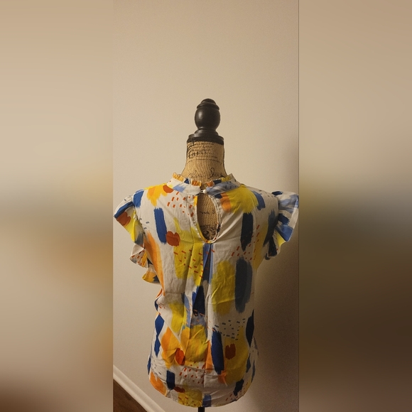 Ruffle Sleeve Blouse - Picture 3 of 5